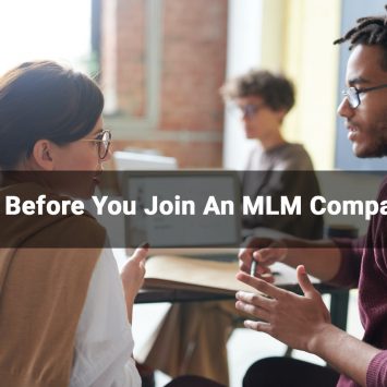 Before you join an MLM company