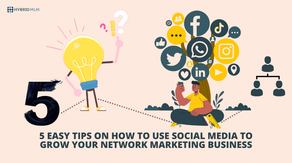5 easy tips on how to use Social Media to grow your Network Marketing Business